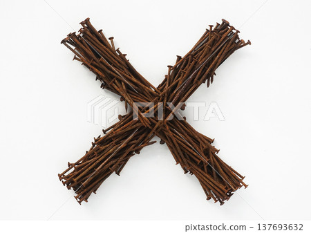 A rusty nail X A rusty nail X 137693632