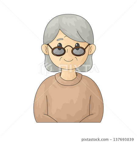 Illustration of Grandmother 137693839