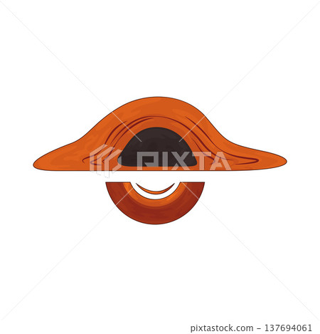 Illustration of black hole Illustration of black hole 137694061