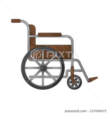 Illustration of Wheelchair Illustration of Wheelchair 137694075