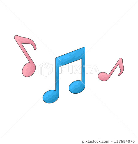 Illustration of Music Note 137694076