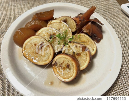 Homemade squid rice 137694333