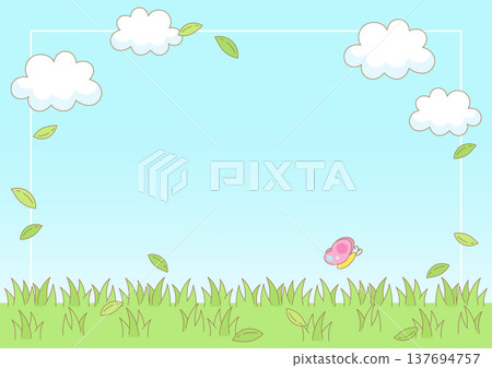 fresh meadow sky background 2 137694757