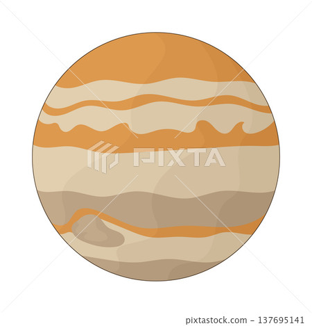 Illustration of Jupiter Illustration of Jupiter 137695141