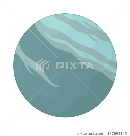 Illustration of Uranus 137695145