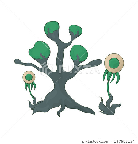 Illustration of Extraterrestrial Being 137695154