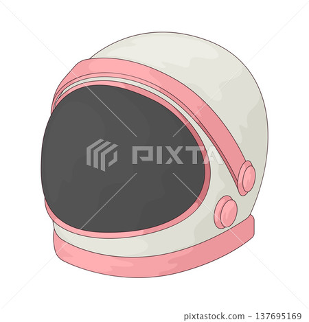 Illustration of Space Helmet Illustration of Space Helmet 137695169