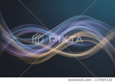 色彩斑斕的抽象背景素材，光線交錯蕩漾 137695318