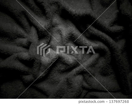 black plush fur texture folds closeup for web design background black plush fur texture folds closeup for web design background 137697268