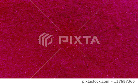 detailed close-up of deep magenta corduroy-like fabric texture featuring horizontal ribs and scattered white glitter specks, evoking a starry night vibe, ideal for glamorous web design background 137697366