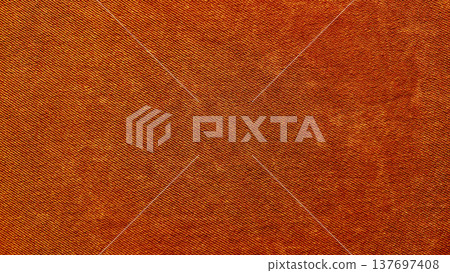 rich rust orange twill fabric texture closeup evoking warm autumnal coziness ideal for seamless wallpaper or design banner background rich rust orange twill fabric texture closeup evoking warm autumnal coziness ideal for seamless wallpaper or design banner background 137697408