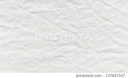 crisp white cotton fabric texture crumpled folds soft shadows closeup ideal for minimalist wallpaper or banner copy space crisp white cotton fabric texture crumpled folds soft shadows closeup ideal for minimalist wallpaper or banner copy space 137697507