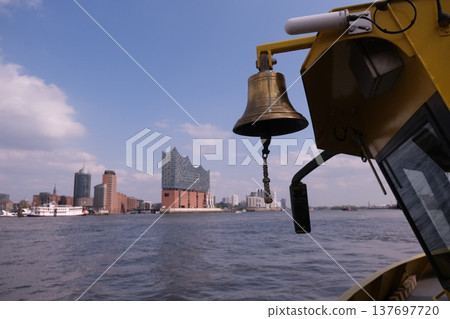 Hamburg, Germany : Modern buildings in the harbor in May Hamburg, Germany : Modern buildings in the harbor in May 137697720