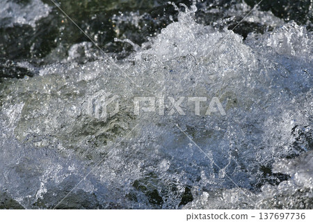 Splashes of the clear stream Splashes of the clear stream 137697736