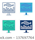 Bioinformatics icon set 137697764