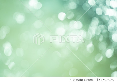 Green-colored, sparkling background material 137698029