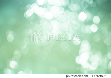 Green-colored, sparkling background material Green-colored, sparkling background material 137698032