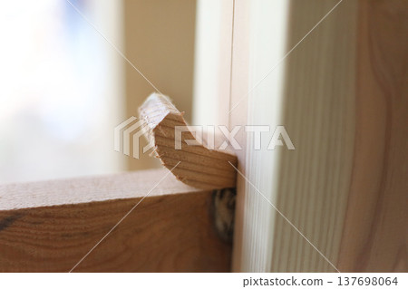 Japanese house under construction 137698064