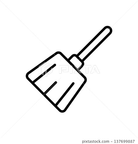 Broom icon vector design templates simple and modern Broom icon vector design templates simple and modern 137699887