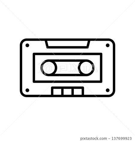 Cassette Tape icon vector design templates Cassette Tape icon vector design templates 137699923