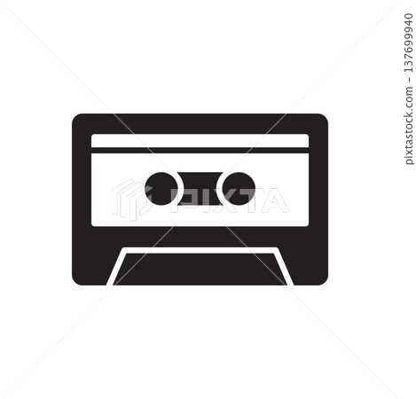 Cassette Tape icon vector design templates Cassette Tape icon vector design templates 137699940