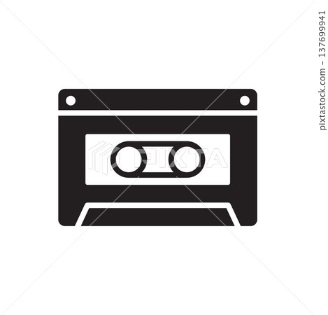 Cassette Tape icon vector design templates Cassette Tape icon vector design templates 137699941