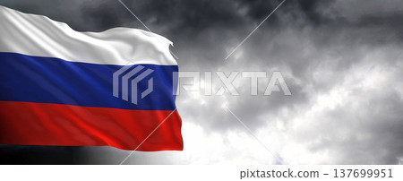 russia, flag, sky 137699951