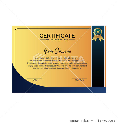 Certificate vector design templates Certificate vector design templates 137699965