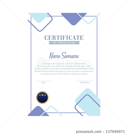 Certificate vector design templates Certificate vector design templates 137699971