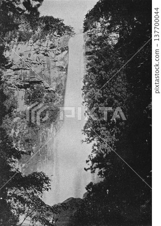 Old photograph, 1894, Nachi Falls, Wakayama Prefecture Old photograph, 1894, Nachi Falls, Wakayama Prefecture 137700044