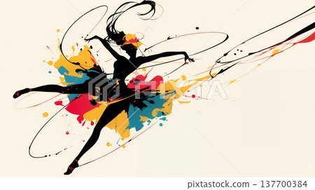 舞者剪影 137700384