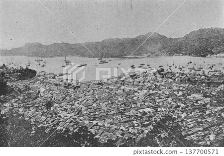 老照片：1894年長崎市全景 137700571