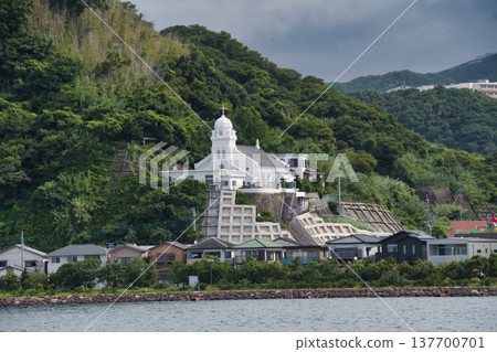 長崎，可欣賞海景的教堂 137700701