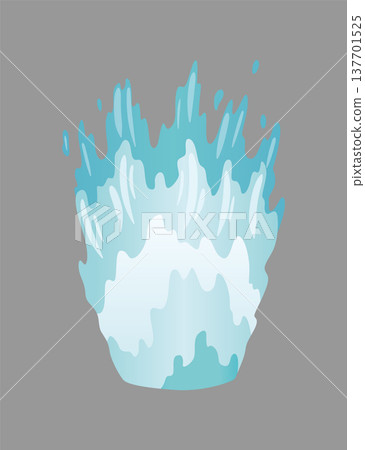 Dripping water special effect fx animation frames sprite sheet. Clear water drop burst frames for flash animation in games, video and cartoon 137701525