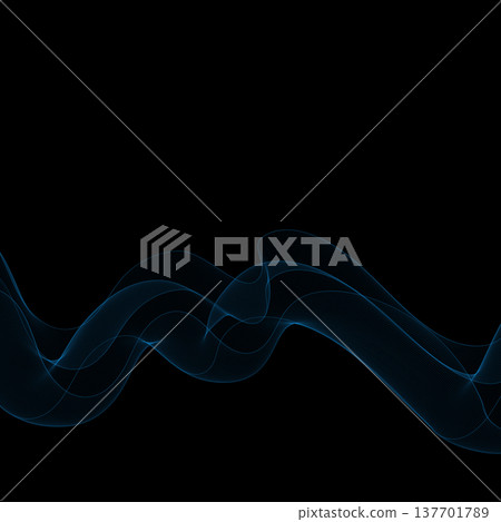 Modern banner design with a neon blue flow and a minimalist title. Eps 10 137701789