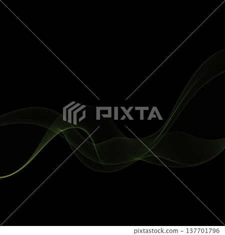 Abstract energy wave with thin mesh structure on black. Eps 10 Abstract energy wave with thin mesh structure on black. Eps 10 137701796