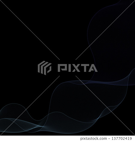 Abstract blue background with elegant wavy lines creating an effect of dynamic movement and modern sophistication. Eps 10 Abstract blue background with elegant wavy lines creating an effect of dynamic movement and modern sophistication. Eps 10 137702419