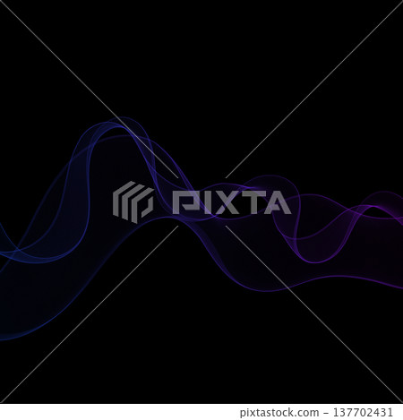 Abstract banner with a smooth digital mesh of dark blue color. Eps 10 Abstract banner with a smooth digital mesh of dark blue color. Eps 10 137702431