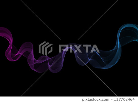 Dynamic color flow of sophisticated lines for modern technological design. Eps 10 Dynamic color flow of sophisticated lines for modern technological design. Eps 10 137702464