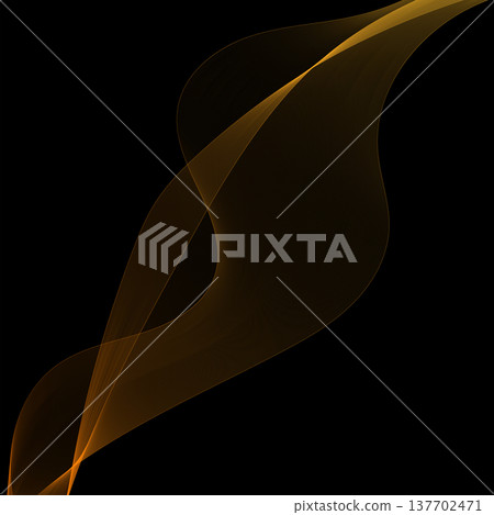 Contrasting orange line for premium modern branding. Eps 10 Contrasting orange line for premium modern branding. Eps 10 137702471
