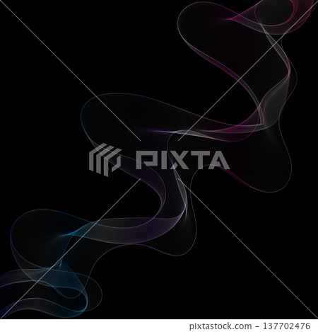 Dynamic flow of gradient lines for creating a modern futuristic background or cover. Eps 10 Dynamic flow of gradient lines for creating a modern futuristic background or cover. Eps 10 137702476