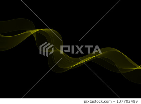 Luxurious golden ribbon in the form of mesh abstraction for stylish design. Eps 10 Luxurious golden ribbon in the form of mesh abstraction for stylish design. Eps 10 137702489
