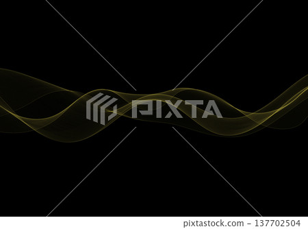 Sophisticated dark gold mesh wave with smooth motion effect on a dark background. Eps 10 Sophisticated dark gold mesh wave with smooth motion effect on a dark background. Eps 10 137702504