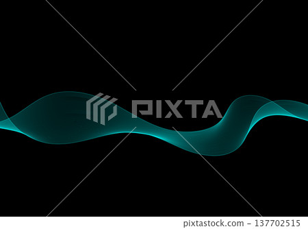 Futuristic digital flow with neon green curves in vector format. Eps 10 Futuristic digital flow with neon green curves in vector format. Eps 10 137702515