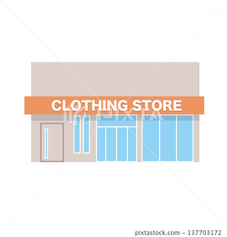 服飾店/服飾店的建築示意圖 服飾店/服飾店的建築示意圖 137703172