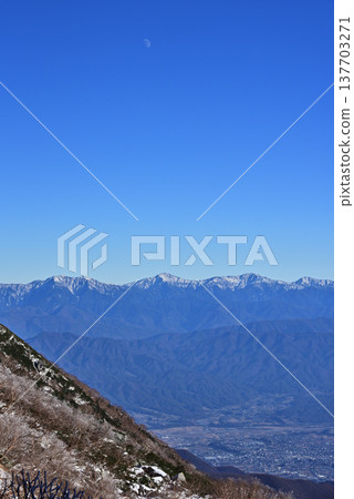 View of the Southern Alps from Senjojiki Cirque 137703271