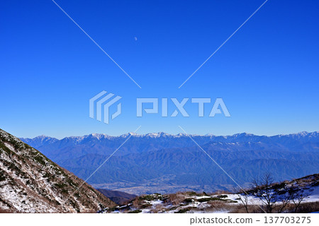 從千丈庵冰鬥眺望南阿爾卑斯山 137703275