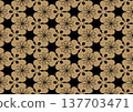 Seamless pattern on a realistic kraft paper background 137703471
