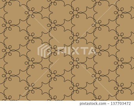 Seamless pattern on a realistic kraft paper background Seamless pattern on a realistic kraft paper background 137703472