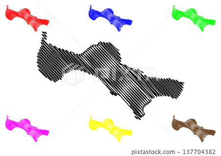 St. Lawrence island (United States of America, North America, Alaska, US, USA, Bering Sea) map vector illustration, scribble sketch St. Lawrence map St. Lawrence island (United States of America, North America, Alaska, US, USA, Bering Sea) map vector illustration, scribble sketch St. Lawrence map 137704382